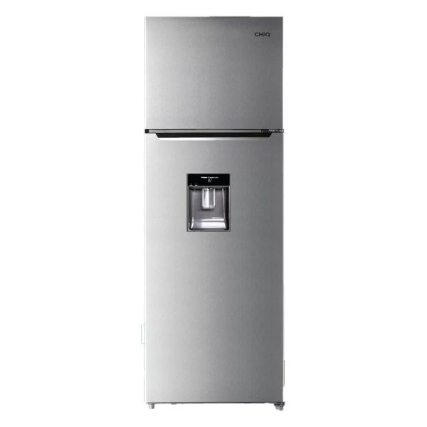 CHIQ 270L Double Door Refrigerator with Water Dispenser Top Loader CTM270DBIK3