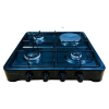 Blueflame 3 Gas +1 Electric Desktop Gas Stove burner Table Top Cooker