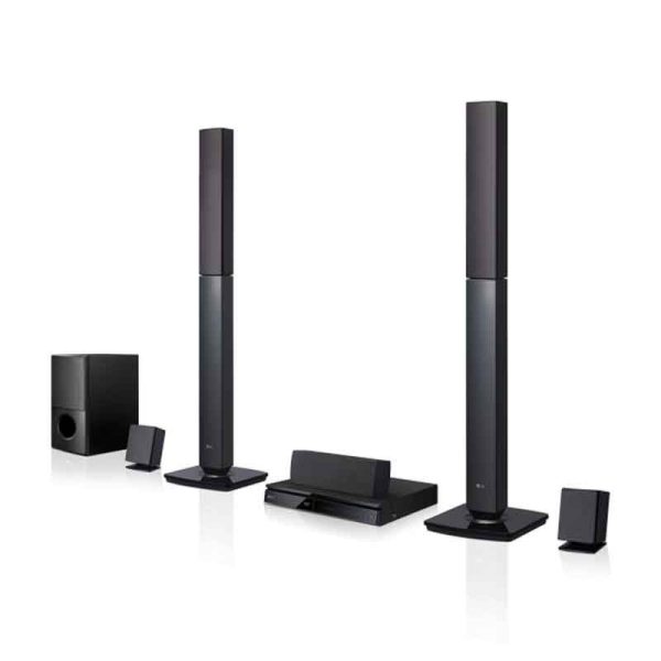 LG 2 Tall Boys 5.1ch Home Theater System 1000W LHD647