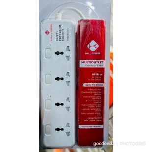 Klass 4 Way Power Extension KL-EX4W with 3 Meter Cable