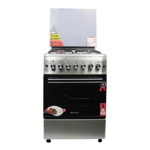 Blueflame 60by60cm 3 gas burners, 1 Electric Gas Cooker