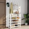 5 Layer Shoe Rack, Hat & Coat Rack – White