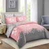 5by6 4pc Duvet Set with 2 Pillowcases, 1 Bedsheet, 1 Duvet Microfiber