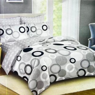 5by6 4pc Duvet Set with 2 Pillowcases, 1 Bedsheet, 1 Duvet Microfiber