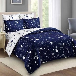 5by6 4pc Duvet Set with 2 Pillowcases, 1 Bedsheet, 1 Duvet Microfiber