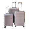 Rubber Travel Suitcase Full Set 3pcs