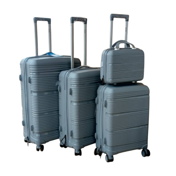 Rubber Travel Suitcase 4pcs Set