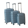 Rubber Travel Suitcase Full Set 3pcs